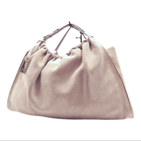 Gucci Suede Beige Vintage Buckle Hobo Bag Handbag - Picture 7 of 7